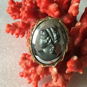 Vintage cameo brooch